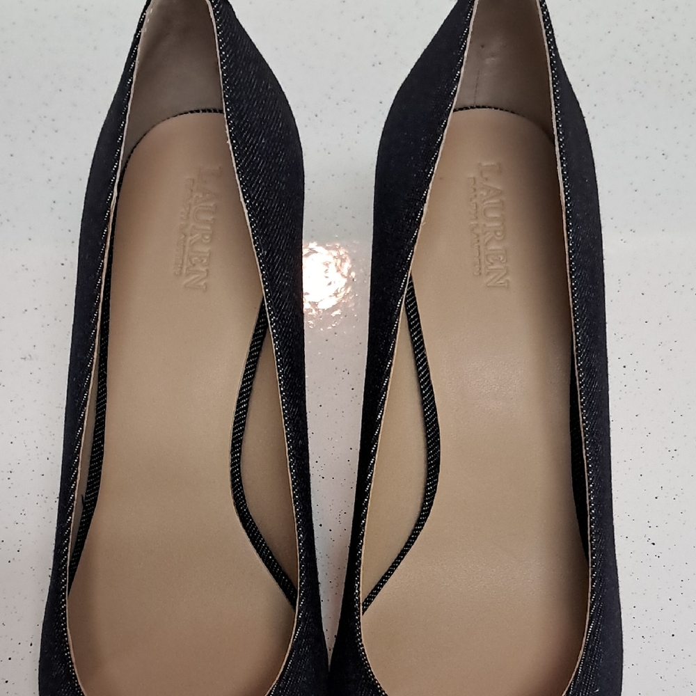 Ralph Lauren Black Heels